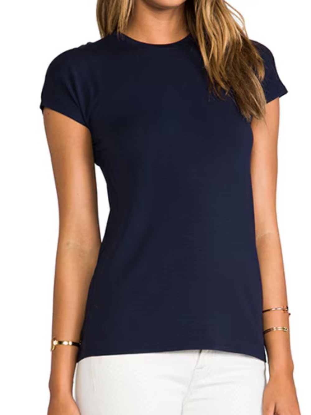Vince Short Sleeve Crewneck Tee - Navy Blue
